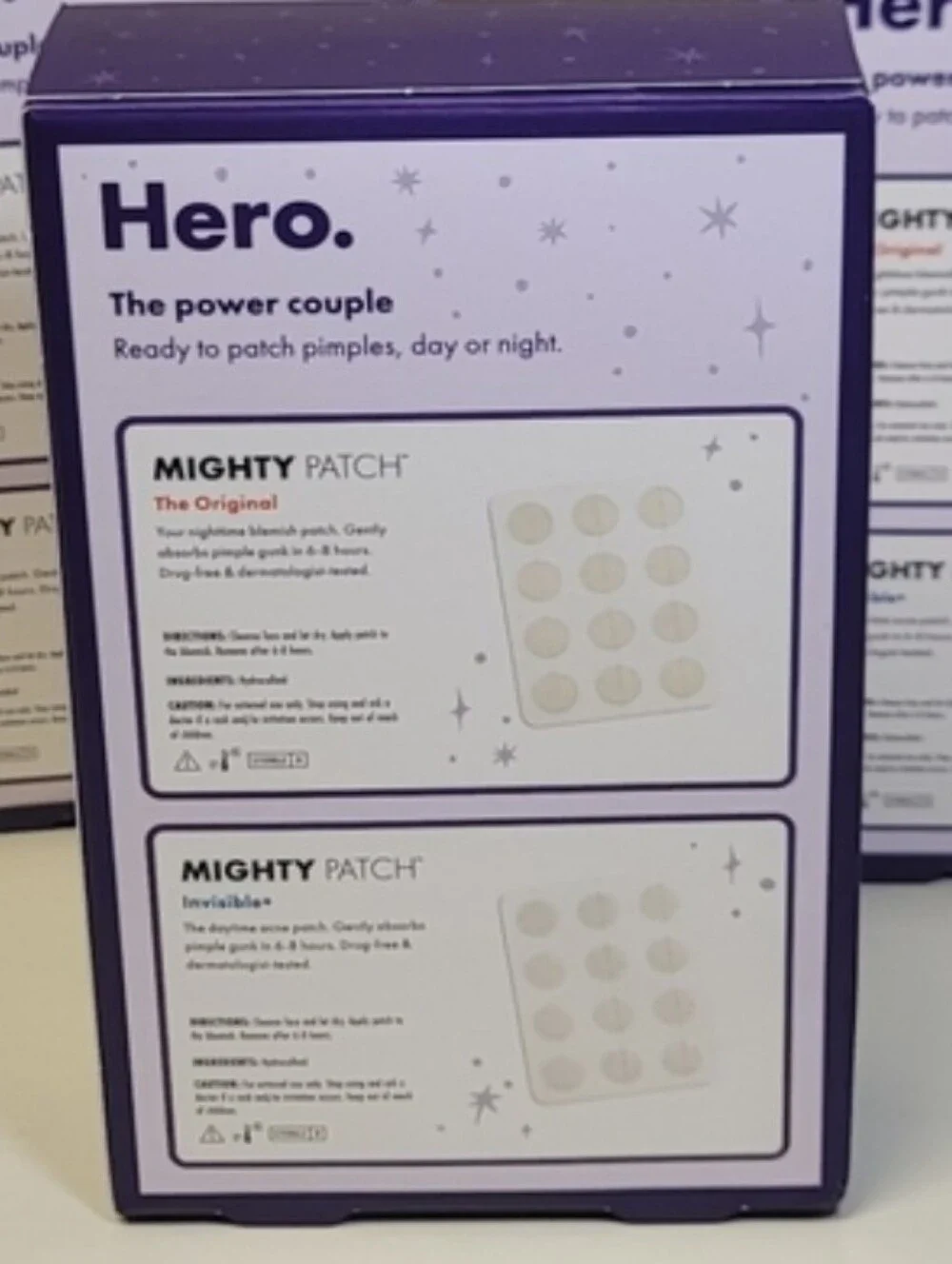 Hero Cosmetics Mighty Patch Invisible & Original Icons Kit NWT
